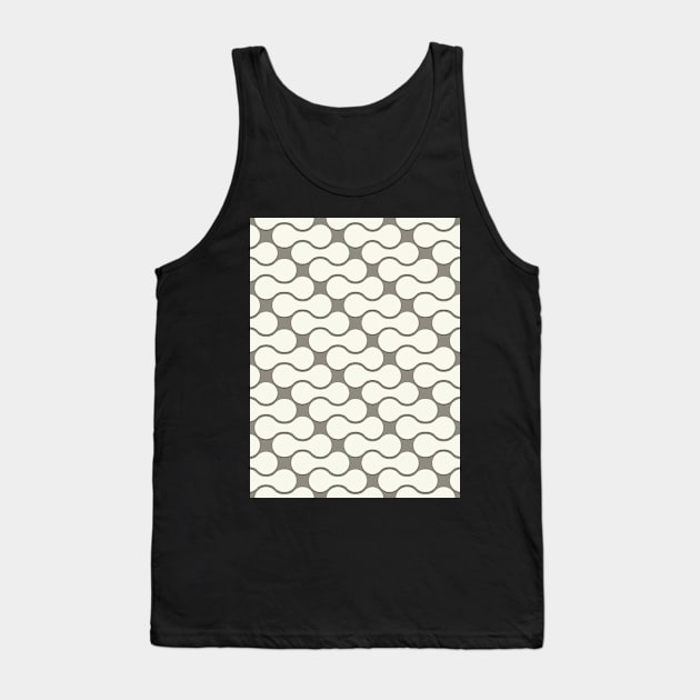 Leather pattern. Dumbbells Tank Top by happyantsstudio